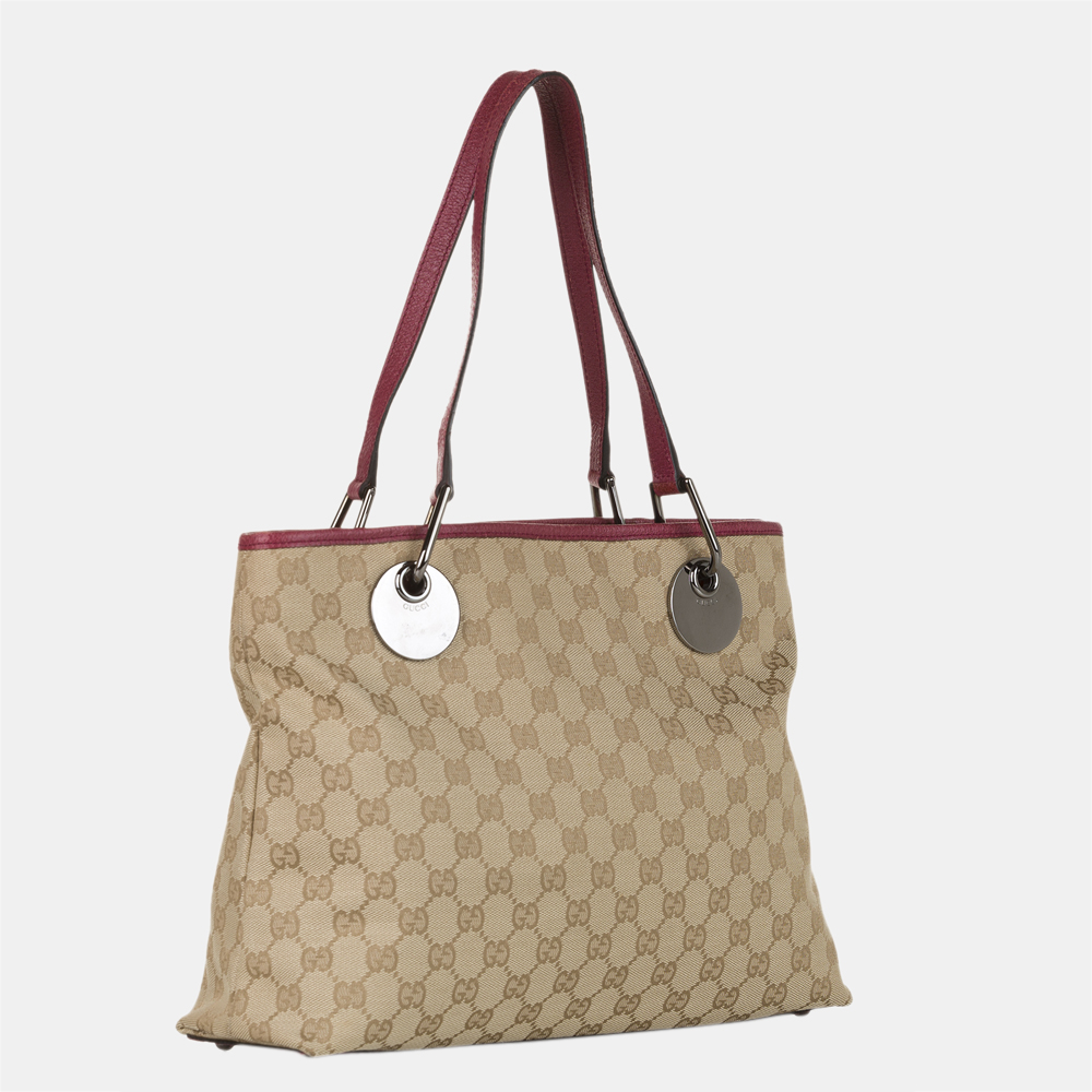 

Gucci Beige/Brown GG Canvas Eclipse Shoulder Bag