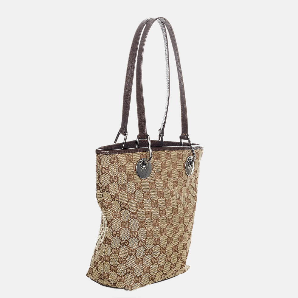 

Gucci Brown/Beige GG Canvas Eclipse Tote Bag