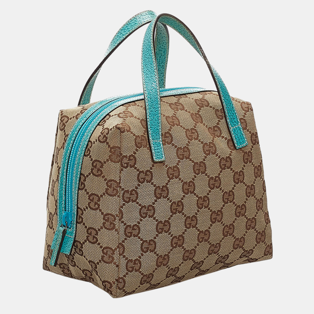 

Gucci Beige/Brown GG Canvas Handbag