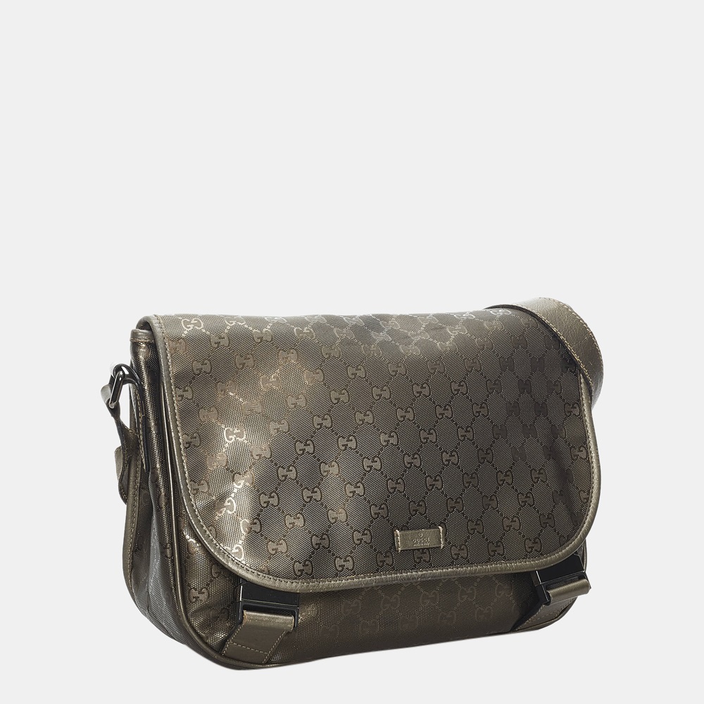 

Gucci Brown GG Imprime Crossbody Bag