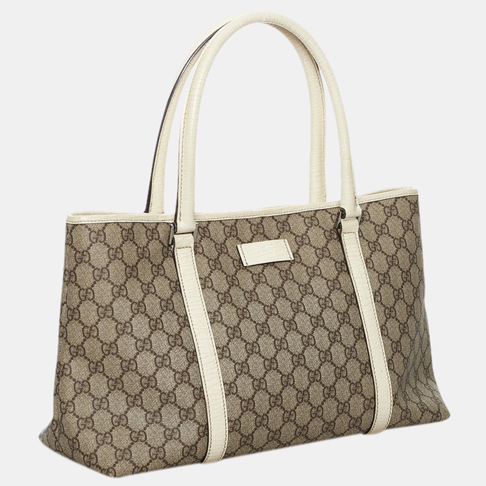 

Gucci Brown GG Canvas Supreme Joy Tote Bag