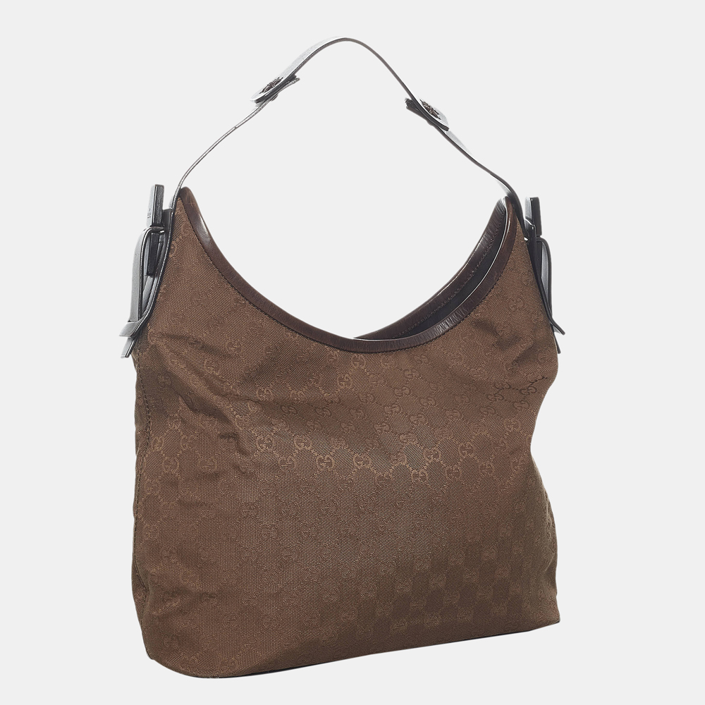 

Gucci Brown GG Canvas Shoulder Bag
