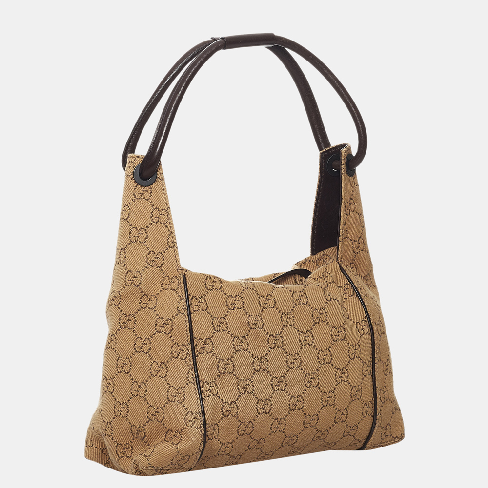 

Gucci Beige/Brown GG Canvas Shoulder Bag