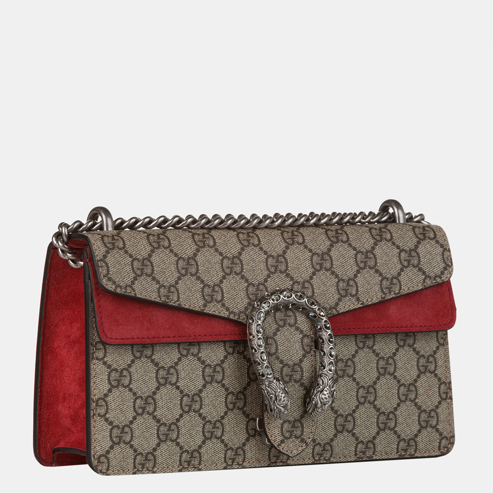 

Gucci Beige/Brown GG Supreme Dionysus Crossbody Bag