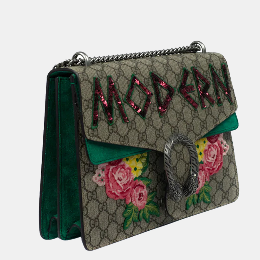 

GUCCI Beige Canvas Modern GG Supreme Medium Dionysus Bag