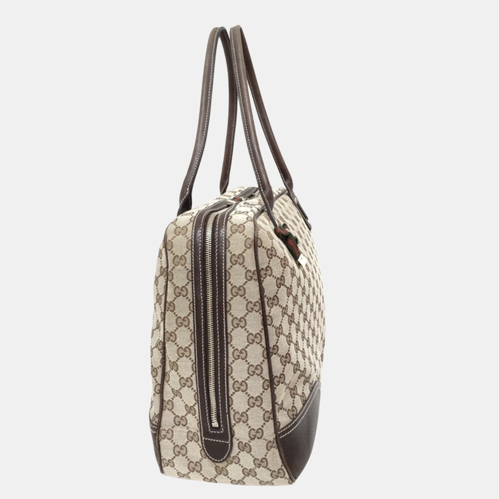 

Gucci Beige/Brown GG Canvas Princy Tote Bag