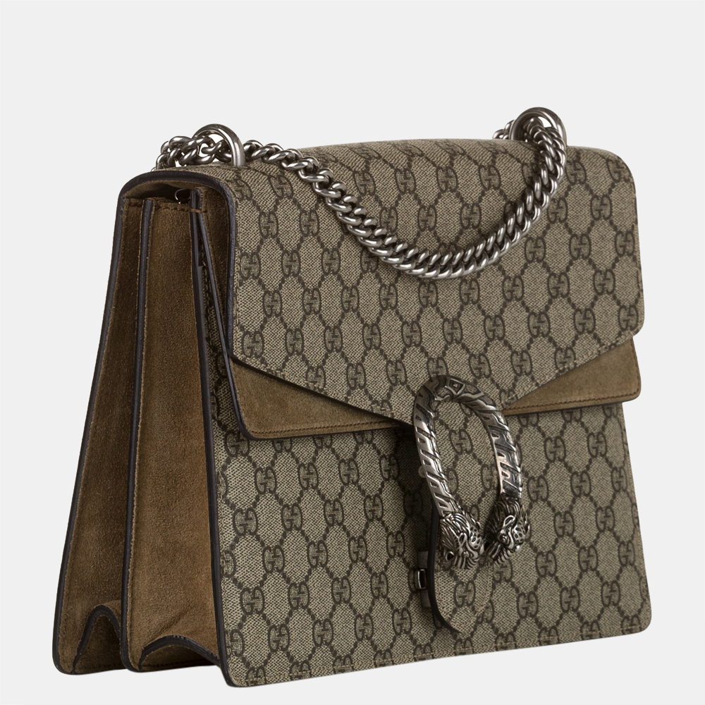 

Gucci Brown GG Supreme Dionysus Shoulder Bag