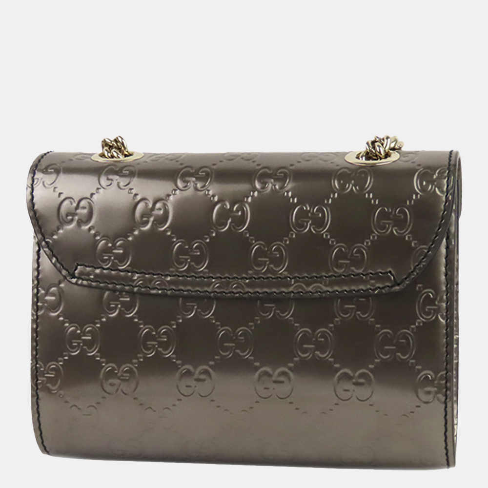 

Gucci Brown Guccissima Mini Emily Crossbody Bag