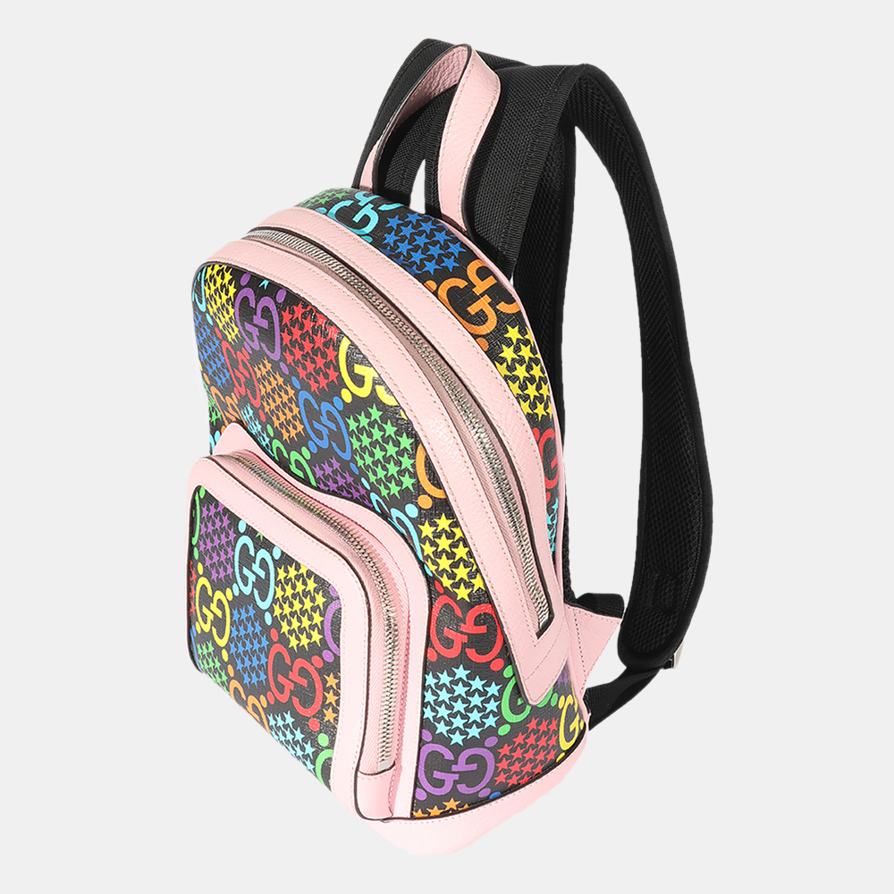 

Gucci Multicolor Leather GG Psychedelic Small Day Backpack