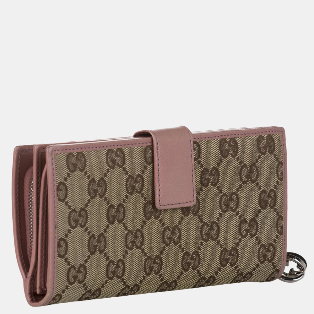 

Gucci Brown GG Canvas Wallet