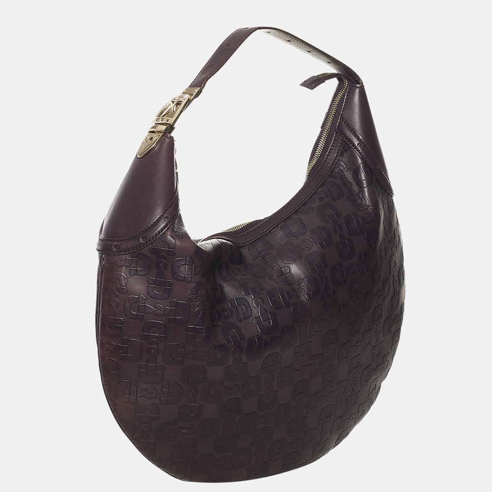 

Gucci Purple Horsebit Glam Hobo Bag