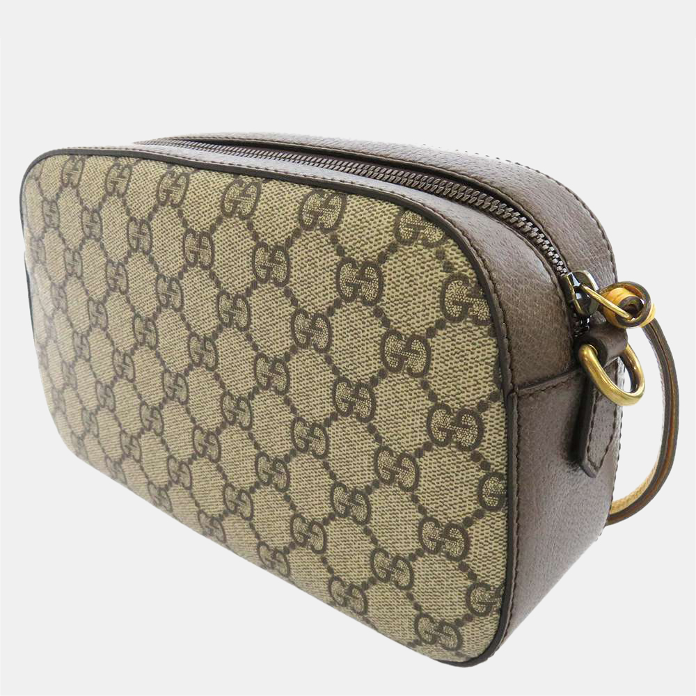 

Gucci Brown Neo Vintage GG Supreme Messenger Bag, Beige