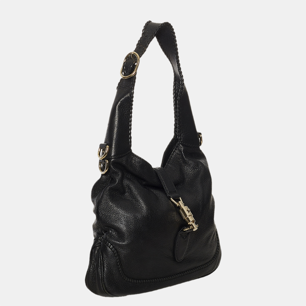 

Gucci Black New Jackie Leather Shoulder Bag