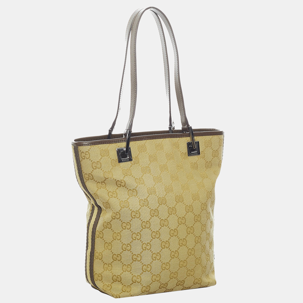 

Gucci Brown GG Canvas Tote Bag