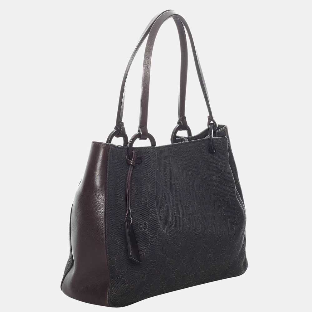 

Gucci Brown GG Canvas Tote Bag