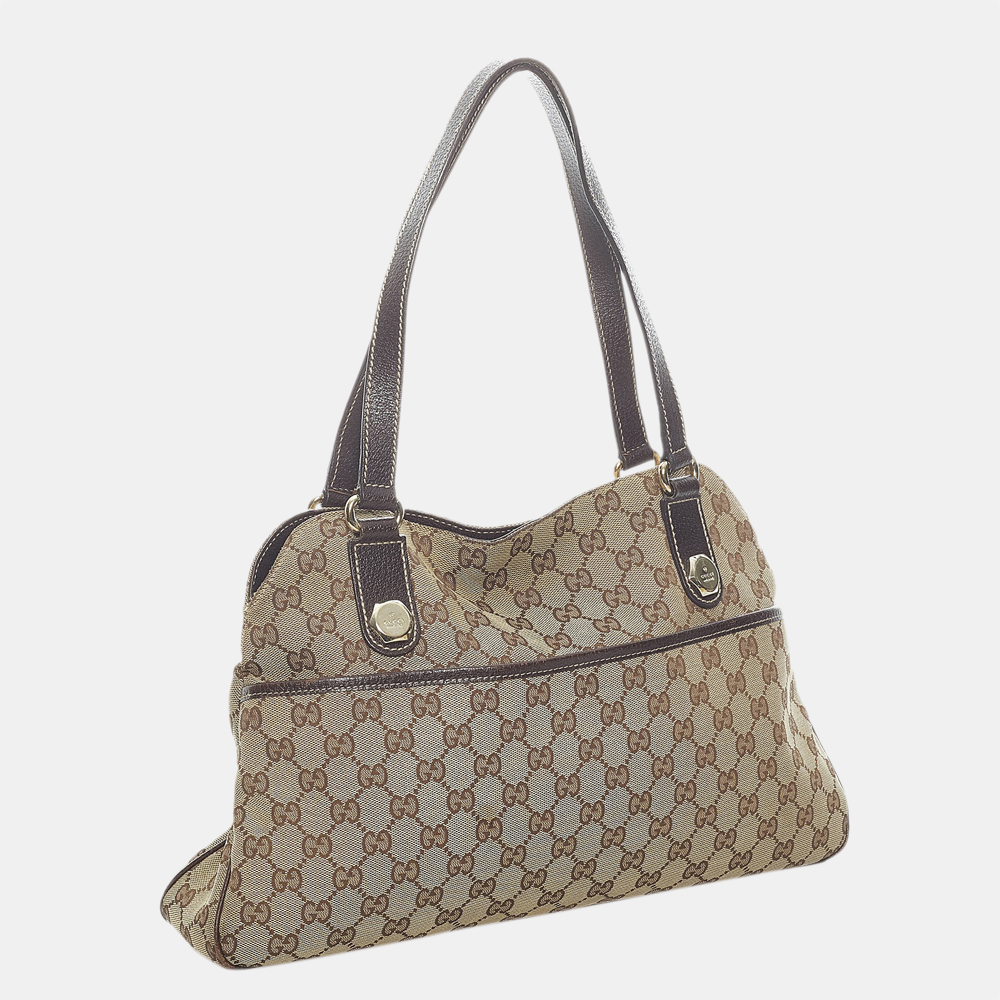 

Gucci Brown/Beige GG Canvas Eclipse Shoulder Bag