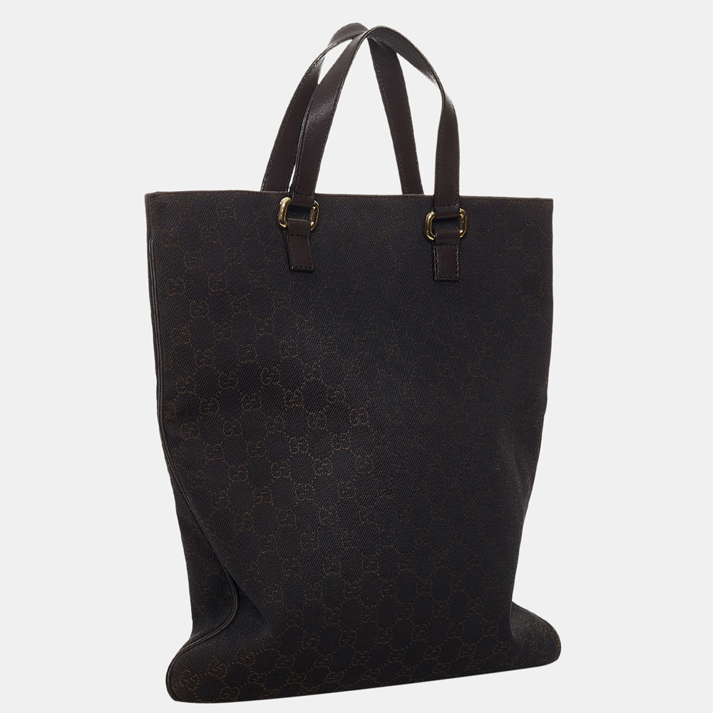 

Gucci Brown GG Canvas Tote Bag