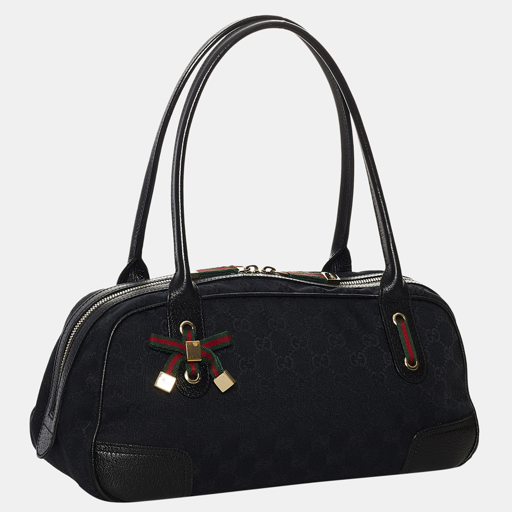 

Gucci Black GG Canvas Princy Shoulder Bag