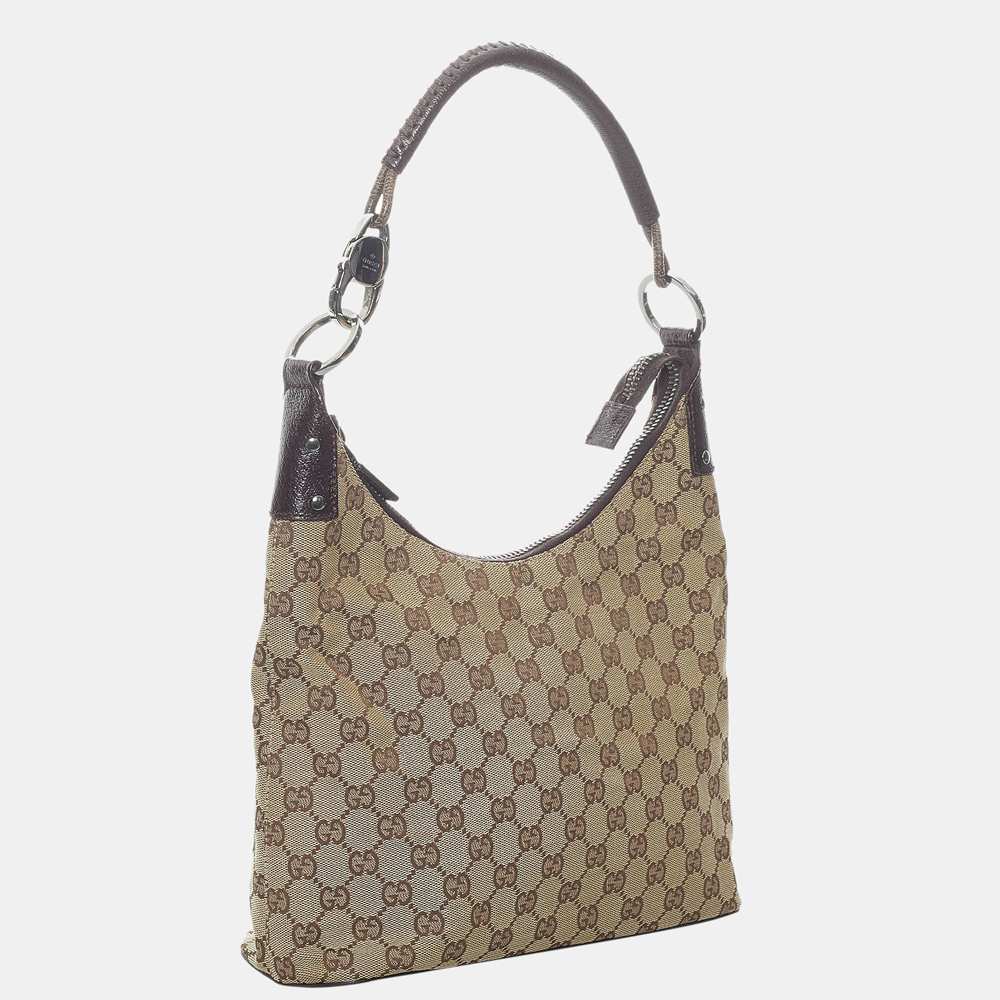 

Gucci Brown GG Canvas Shoulder Bag