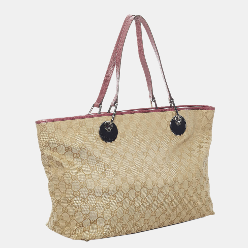 

Gucci Brown GG Canvas Eclipse Tote Bag