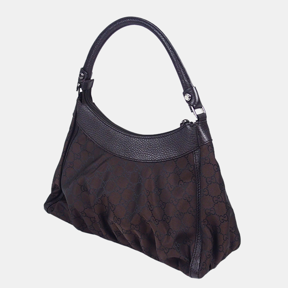 

Gucci Brown GG Canvas Abbey D-Ring Shoulder Bag