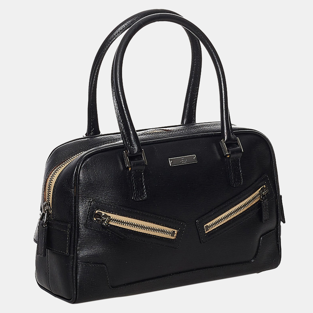 

Gucci Black Leather Handbag