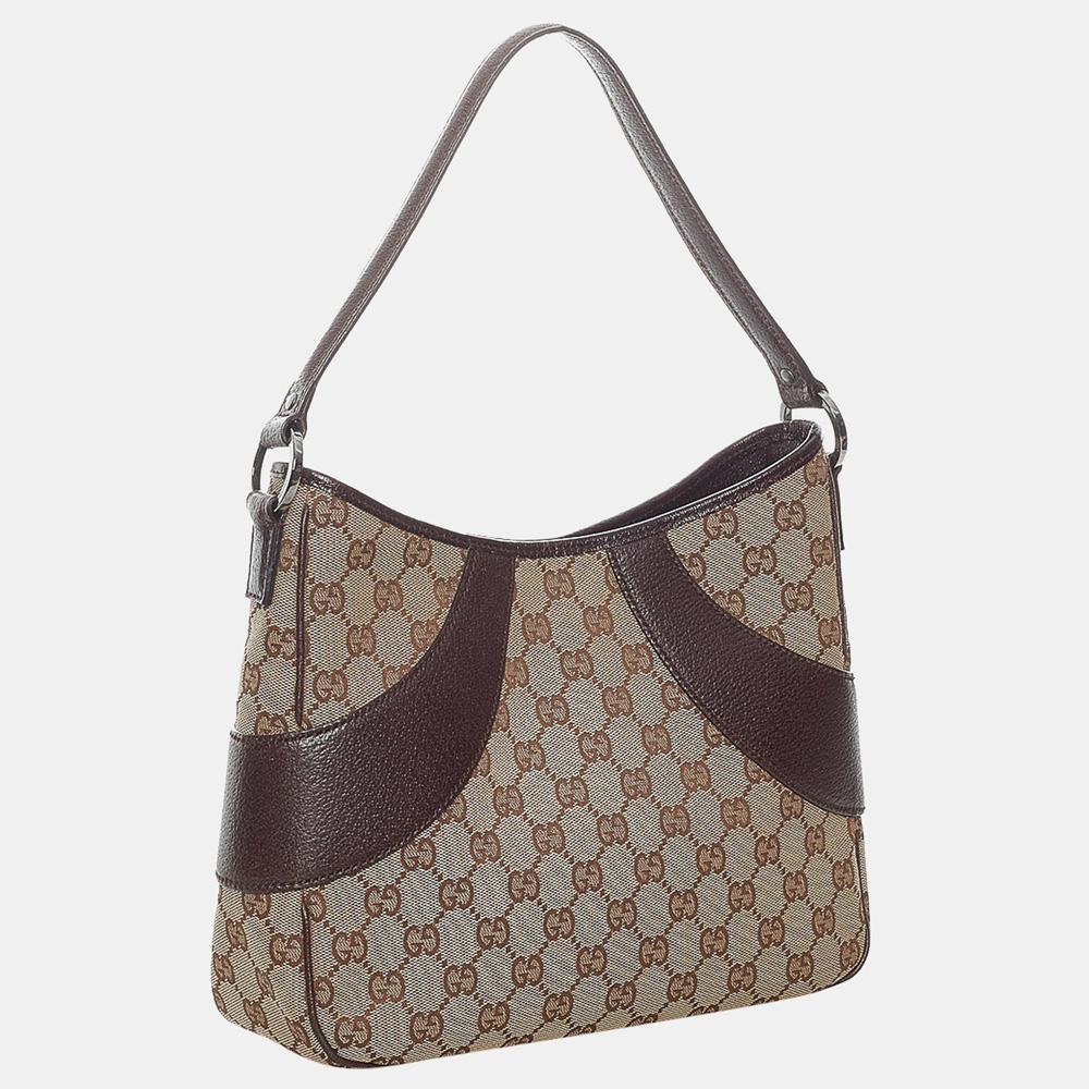 

Gucci Brown GG Canvas Shoulder Bag