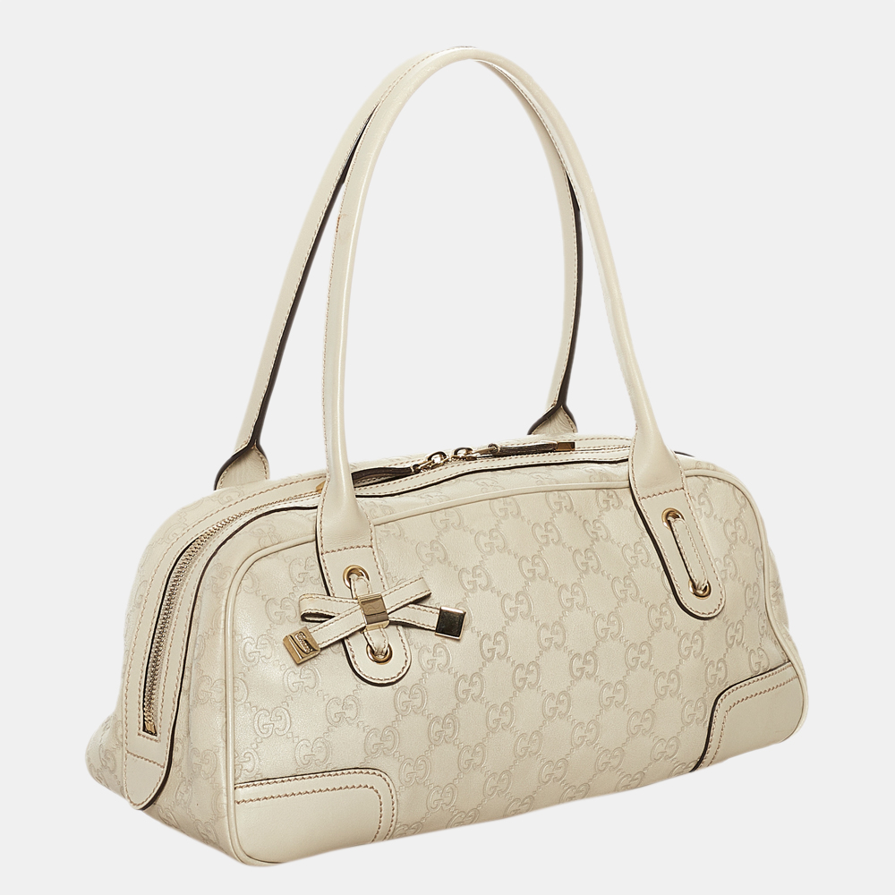 

Gucci White Guccissima Princy Shoulder Bag