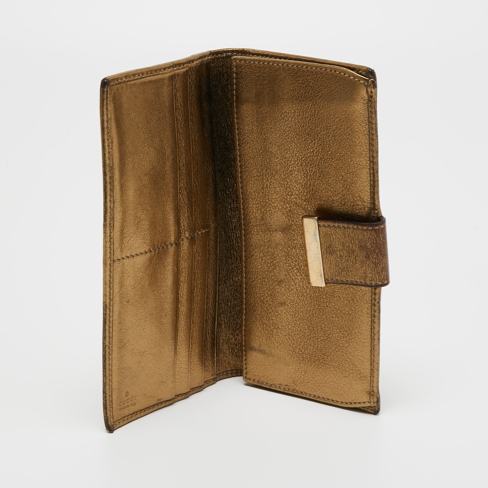 

Gucci Beige GG Canvas and Leather Wallet