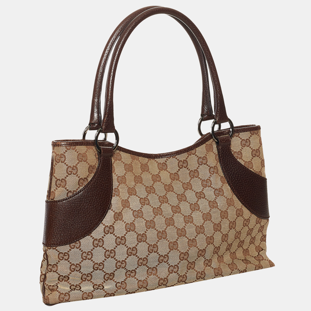 

Gucci Brown GG Canvas Tote Bag