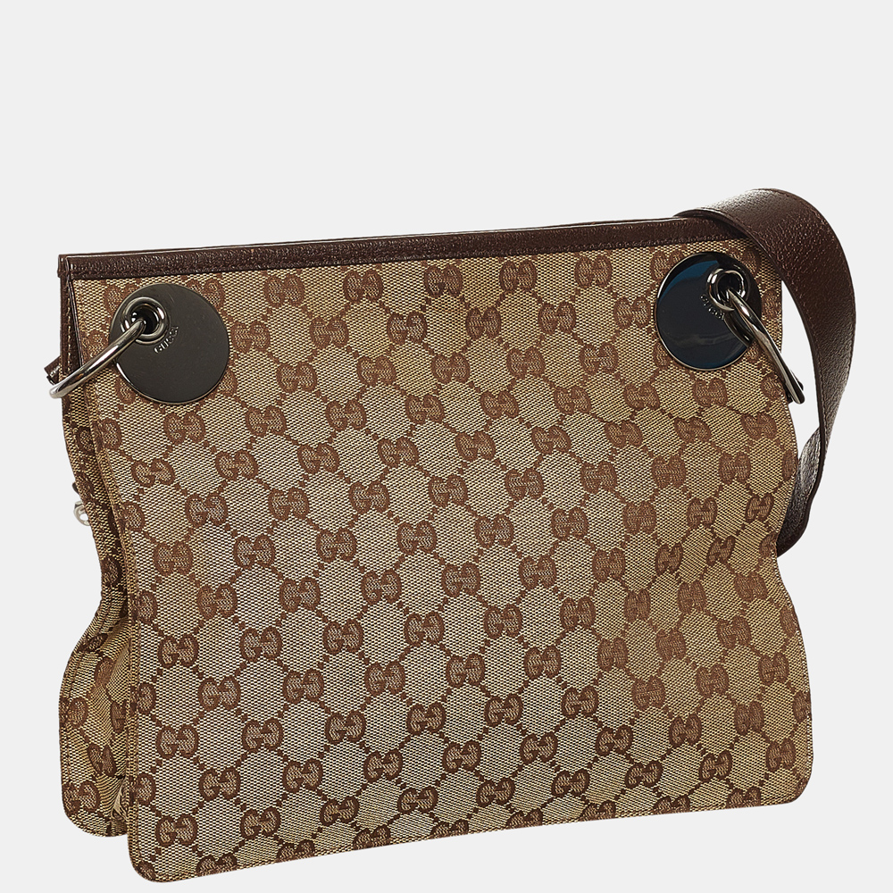 

Gucci Brown GG Canvas Eclipse Crossbody