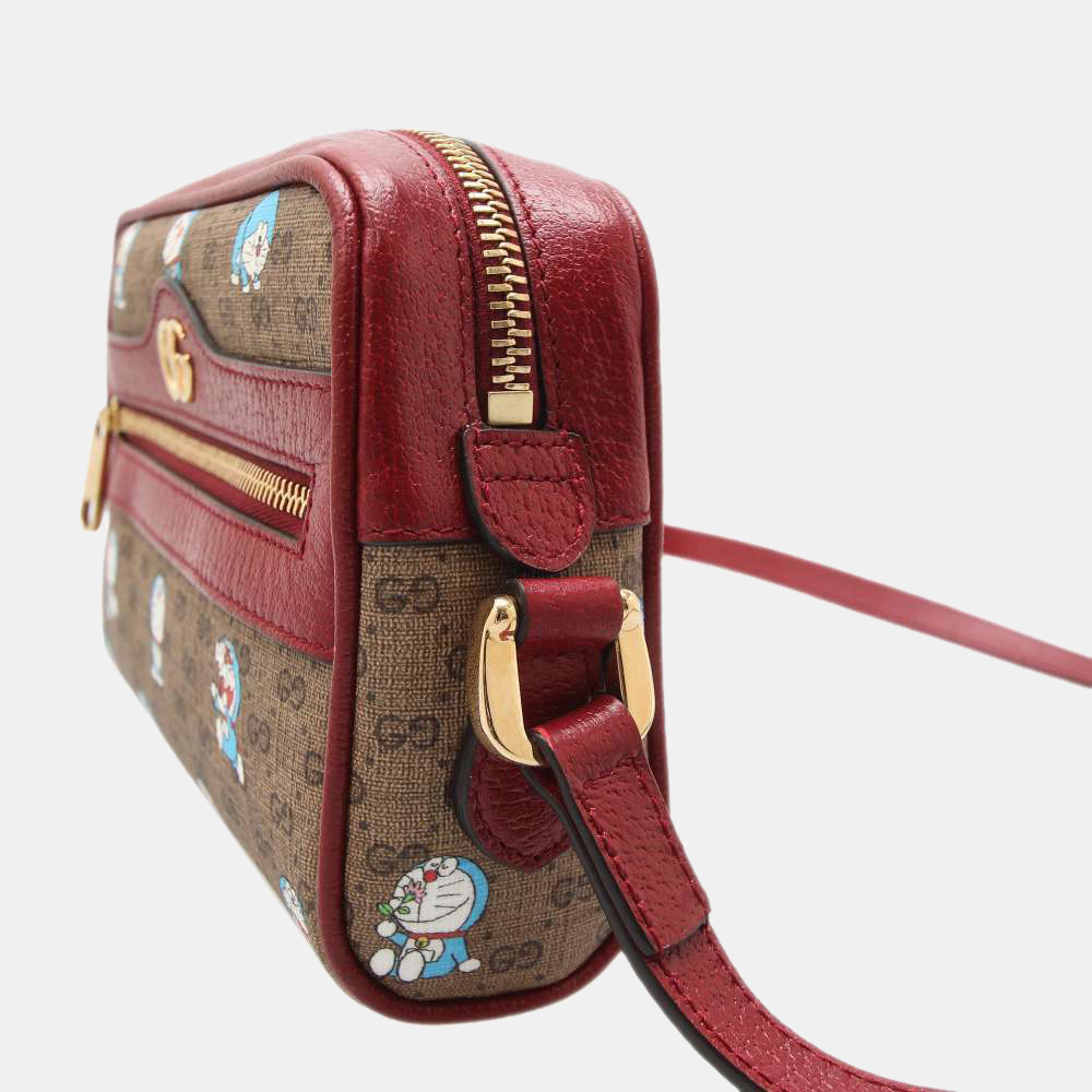 

Gucci x Doraemon Burgundy GG Canvas Candy Crossbody Bag