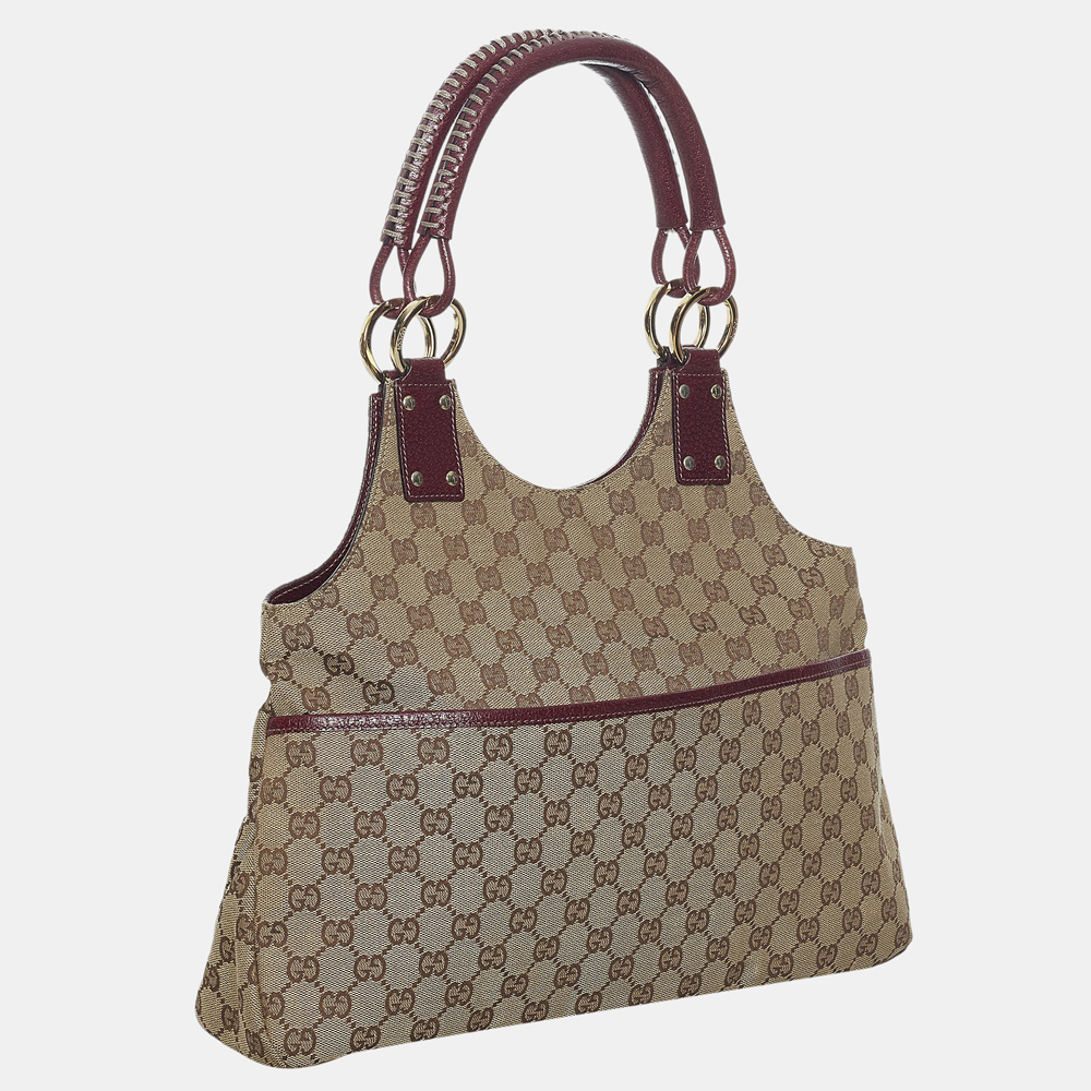 

Gucci Brown GG Canvas Shoulder Bag