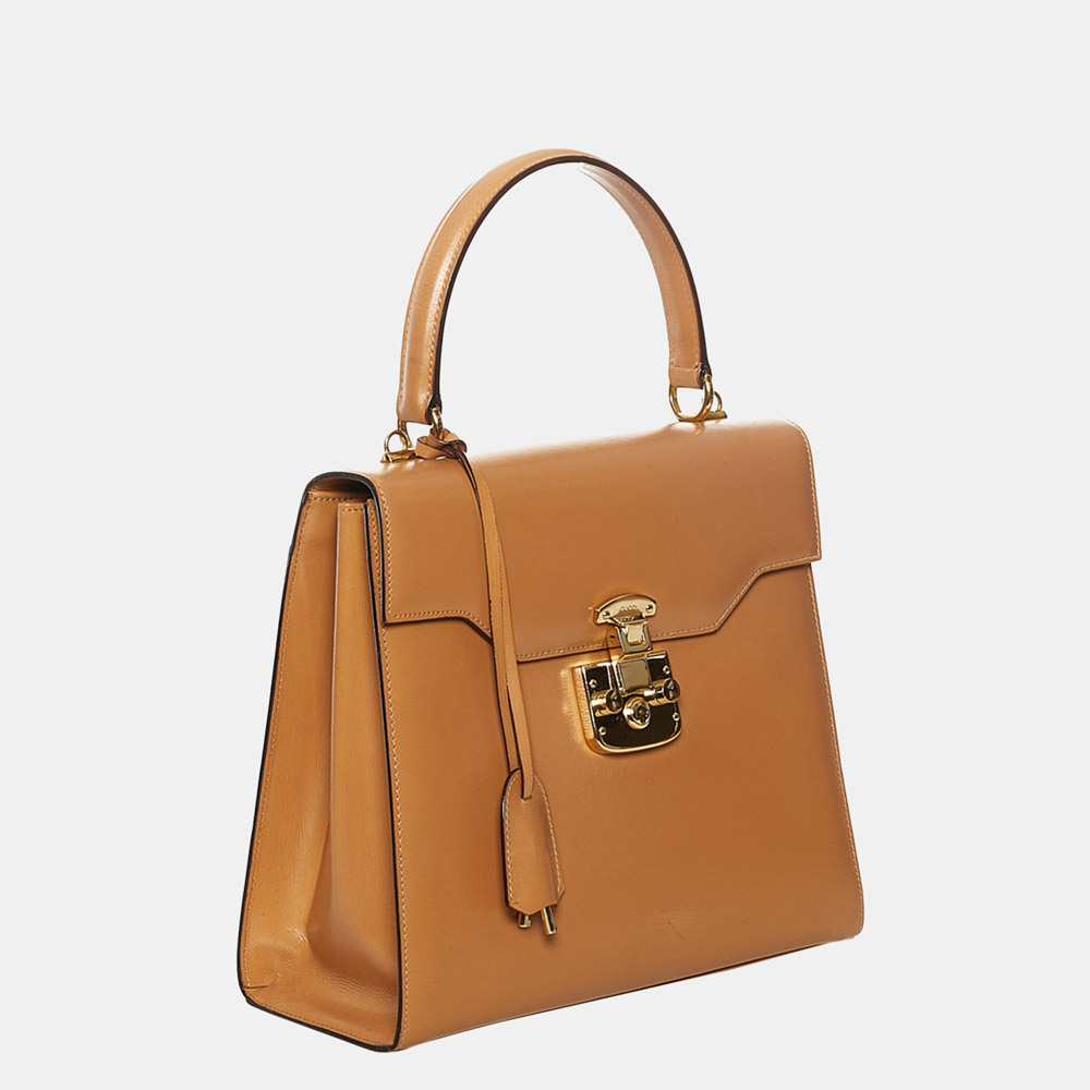 

Gucci Brown Lady Lock Satchel