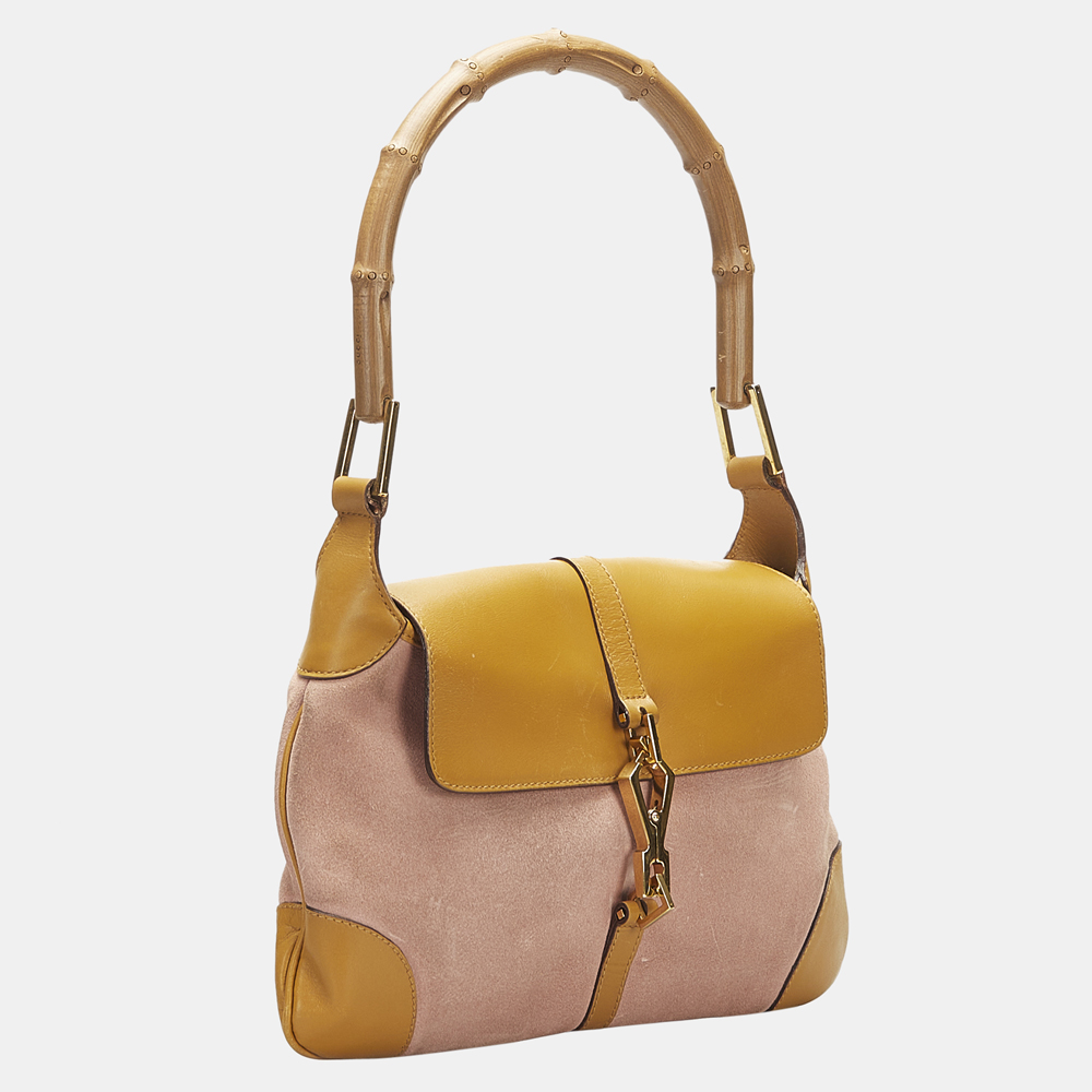 

Gucci Pink Bamboo Jackie