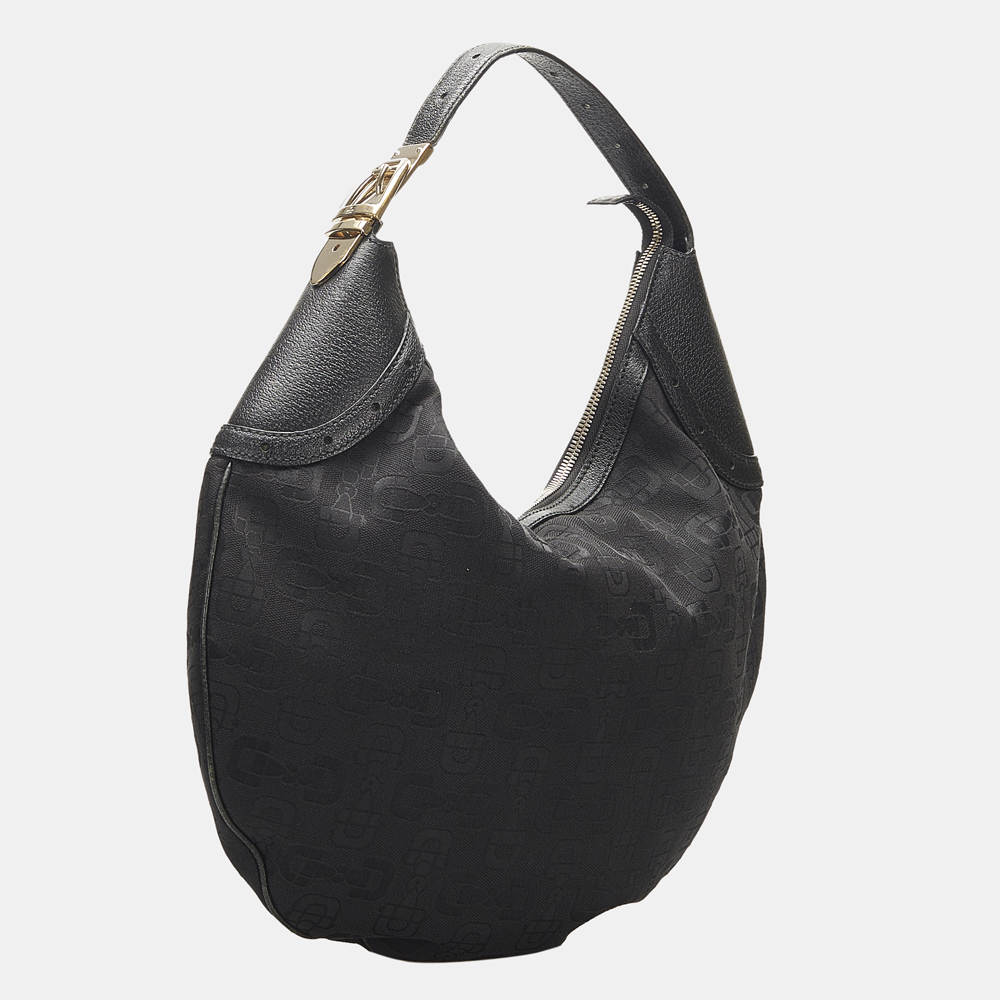 

Gucci Black Horsebit Glam Hobo