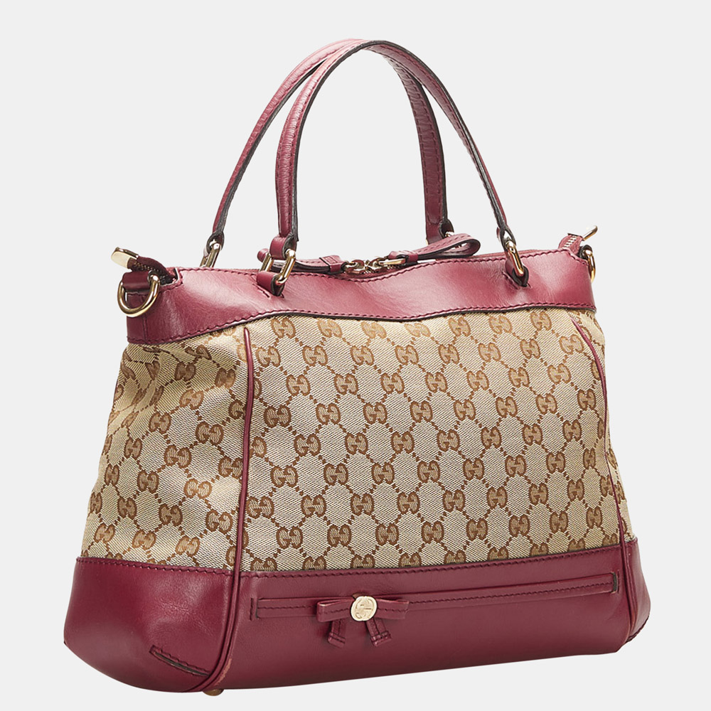 

Gucci Brown/Red GG Canvas Mayfair