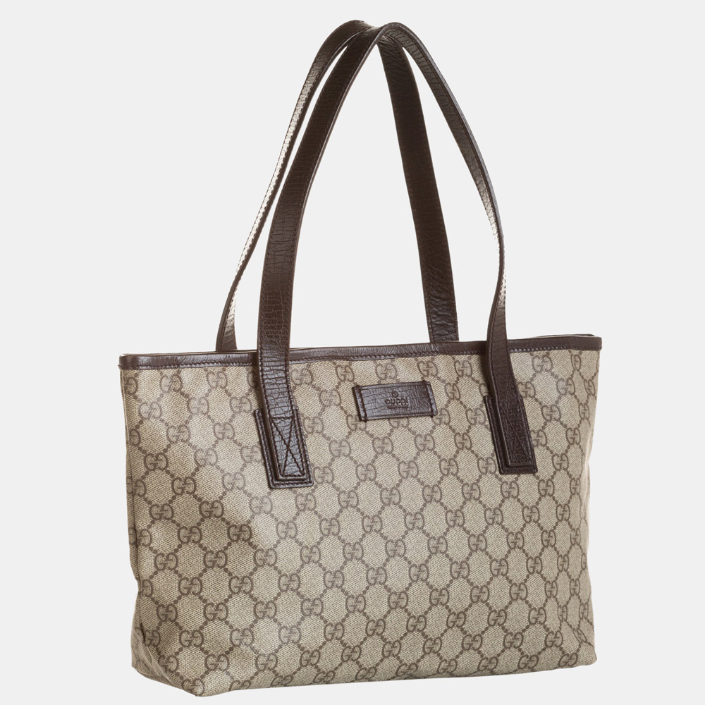 

Gucci Brown GG Supreme Joy Tote Small