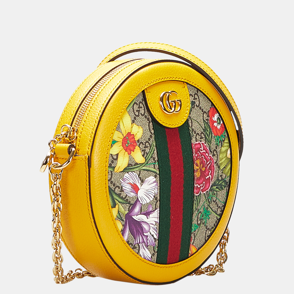 

Gucci Brown GG Supreme Flora Ophidia