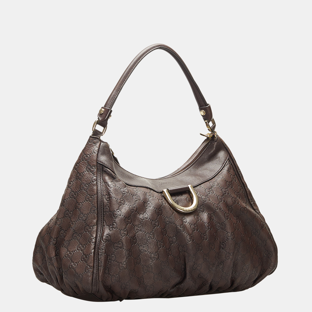 

Gucci Brown Abbey Guccissima Shoulder Bag