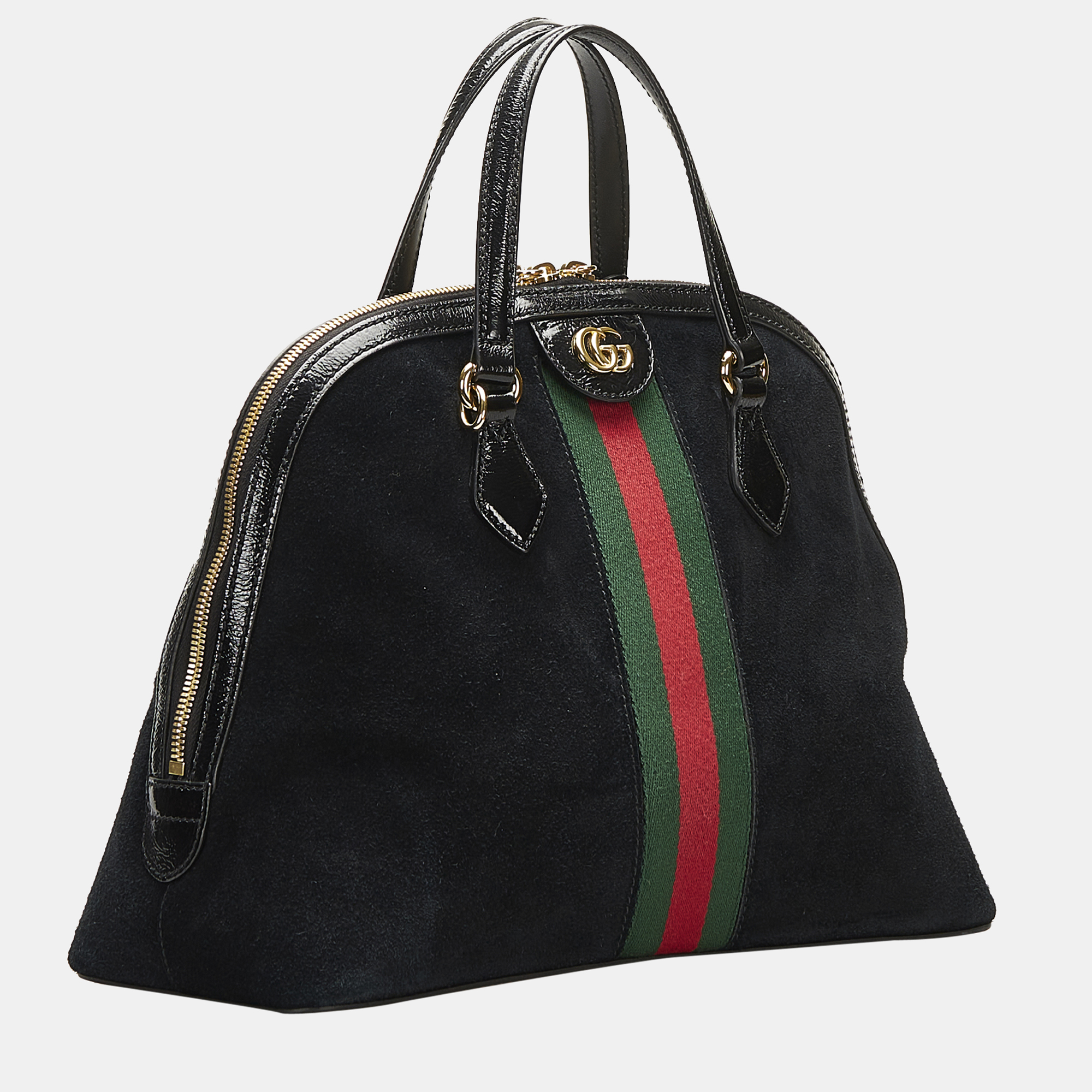 

Gucci Black Medium Ophidia Web Dome Bag