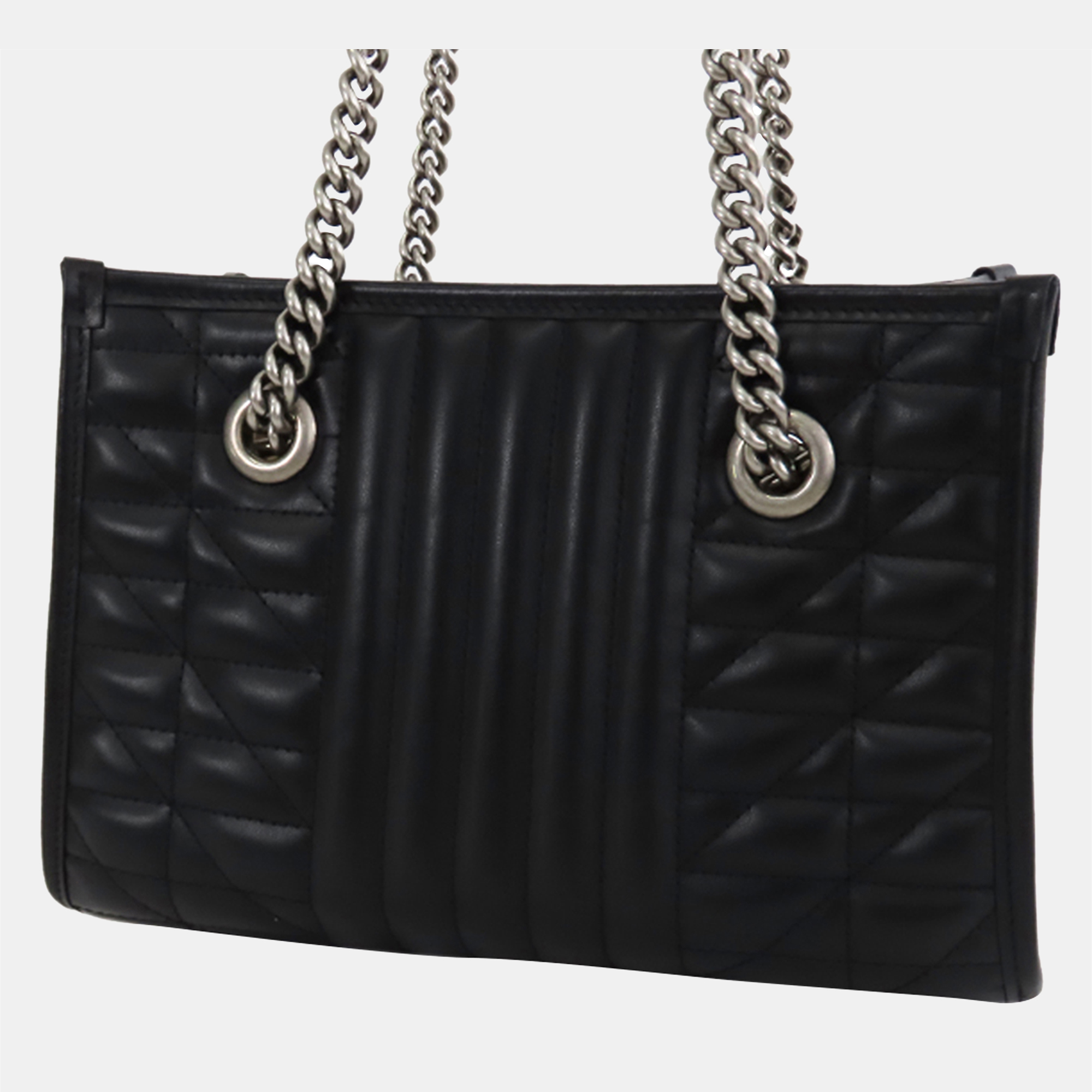 

Gucci Black GG Marmont Tote Bag