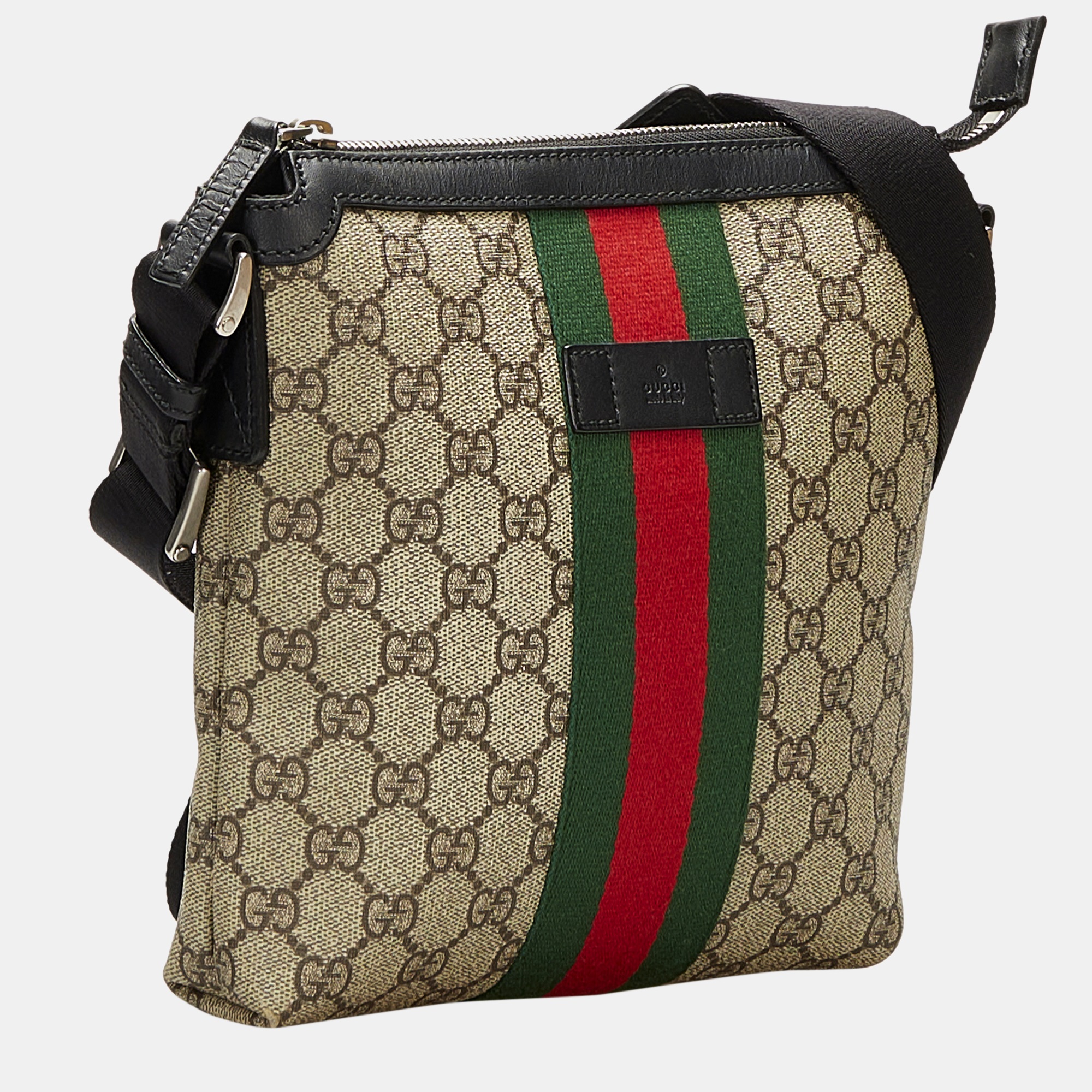 

Gucci Brown GG Supreme Web Crossbody