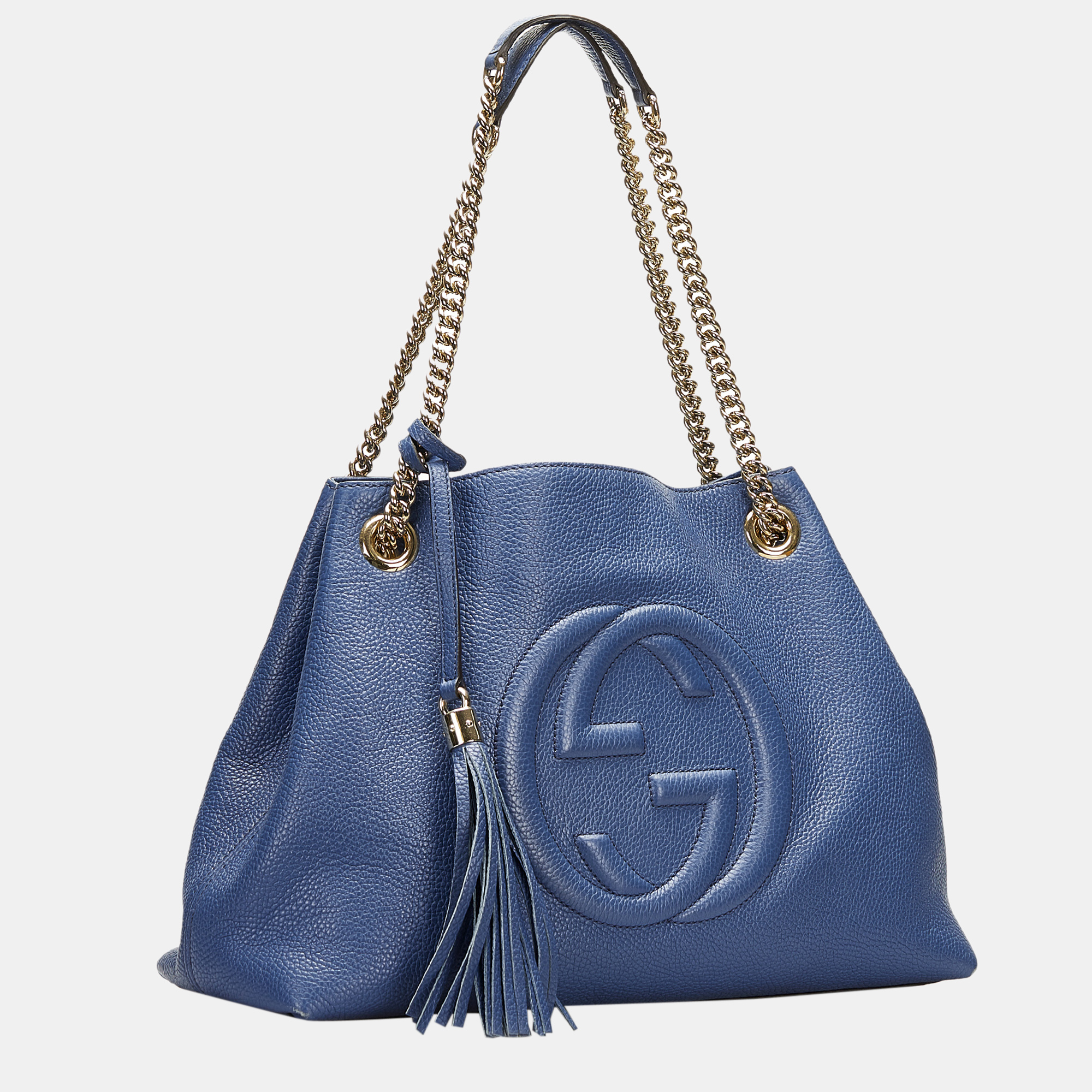 

Gucci Blue Soho Chain Tote