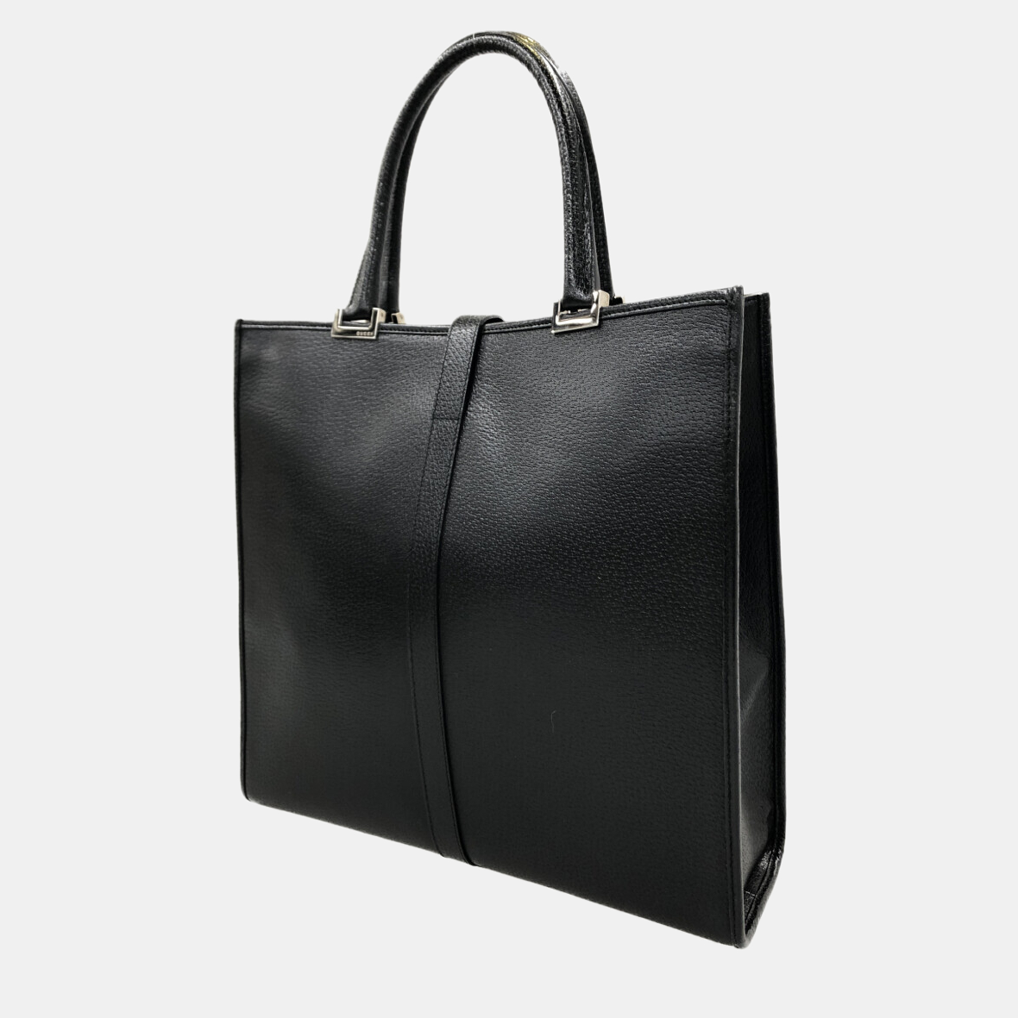 

Gucci Black Leather Jackie Tote Bag