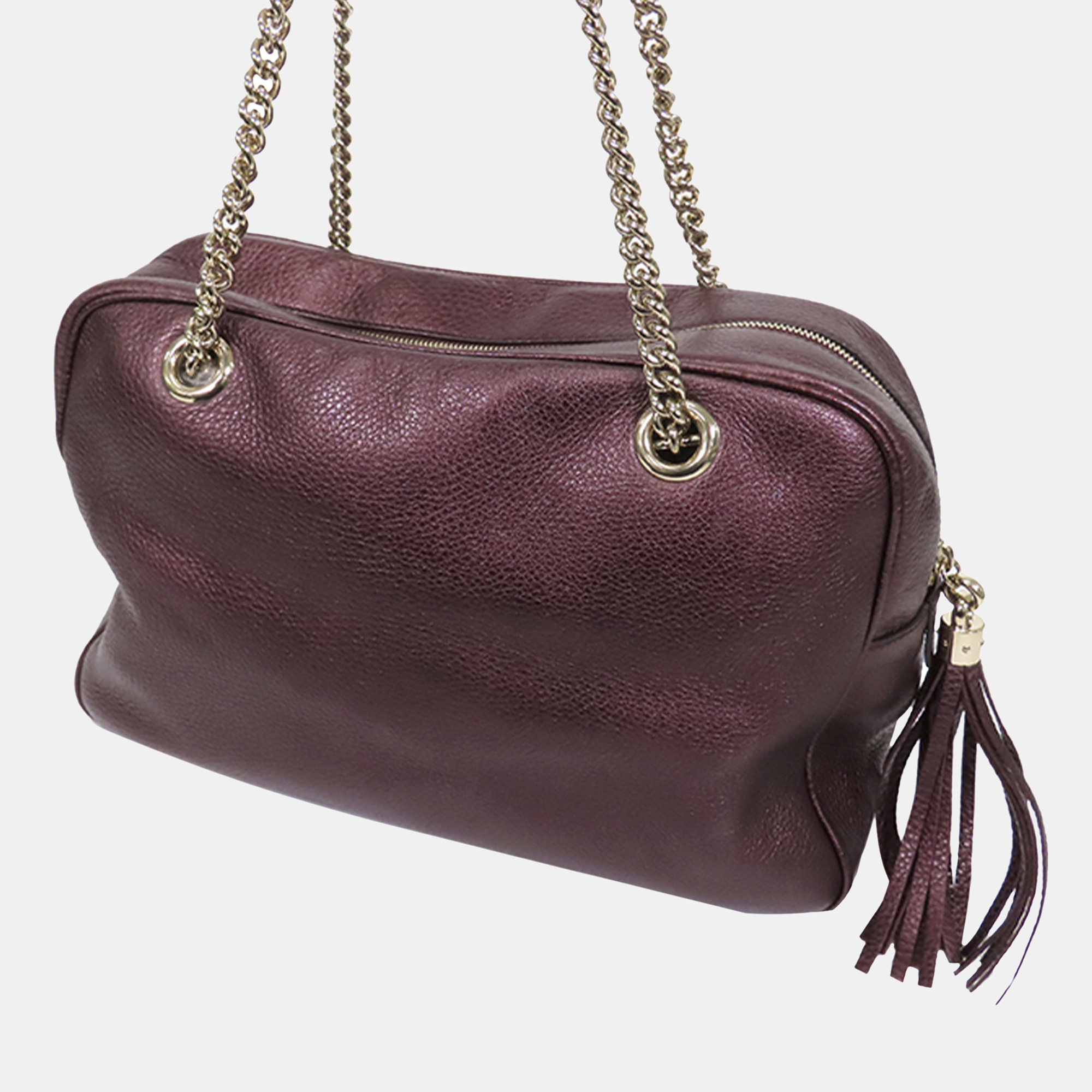 

Gucci Red Soho Chain Shoulder Bag