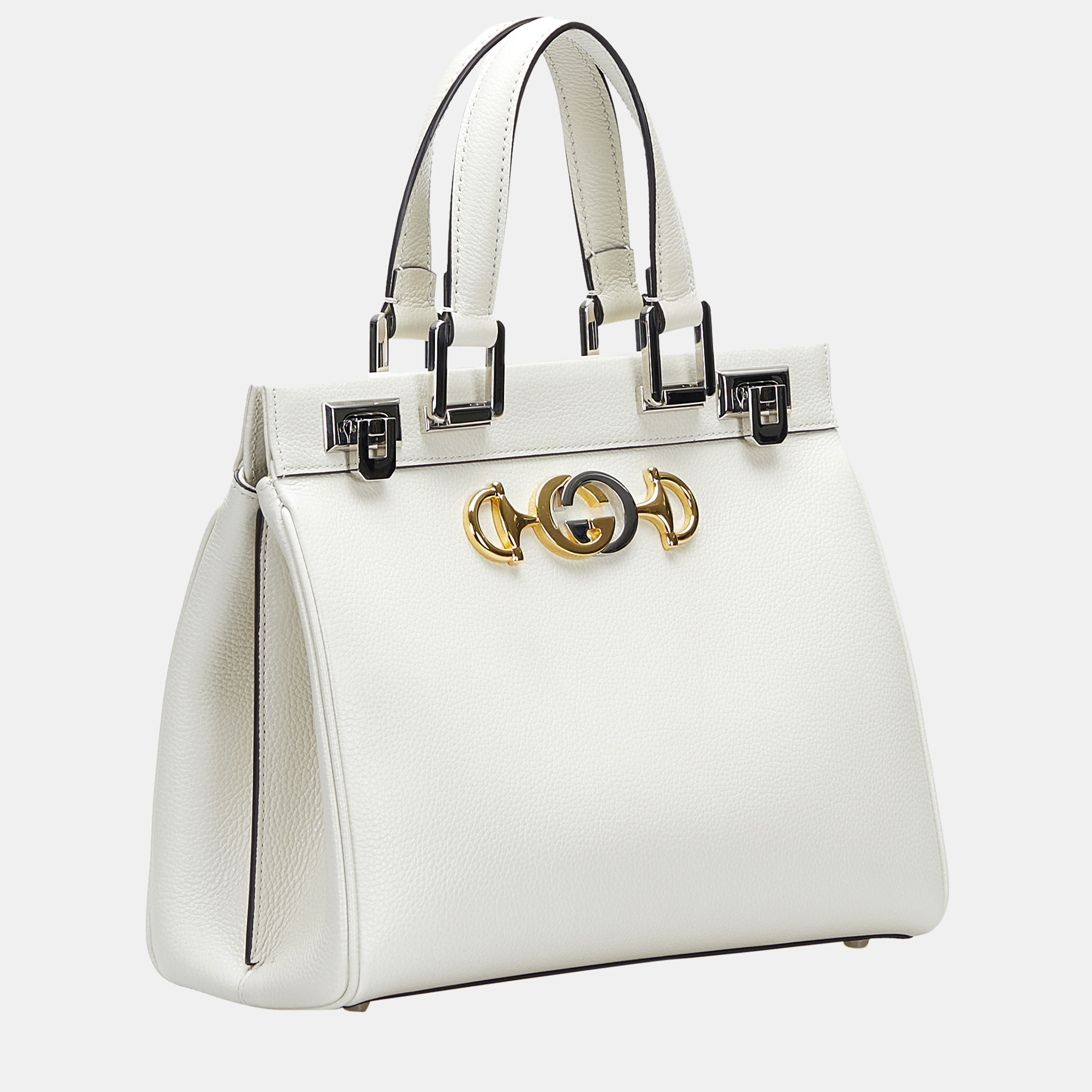 

Gucci White Small Zumi Satchel