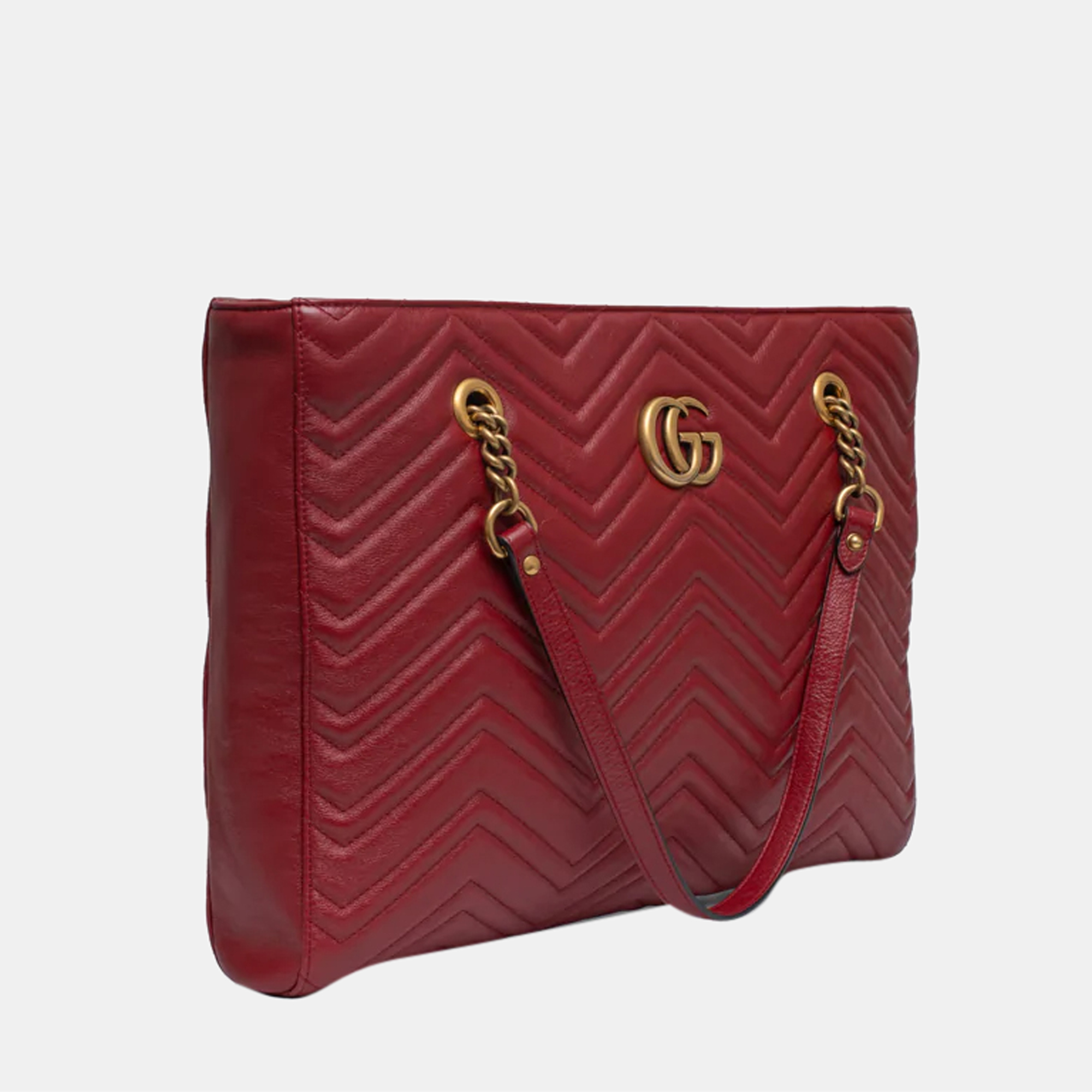 

Gucci Tote Shoulder bag in Red Leather