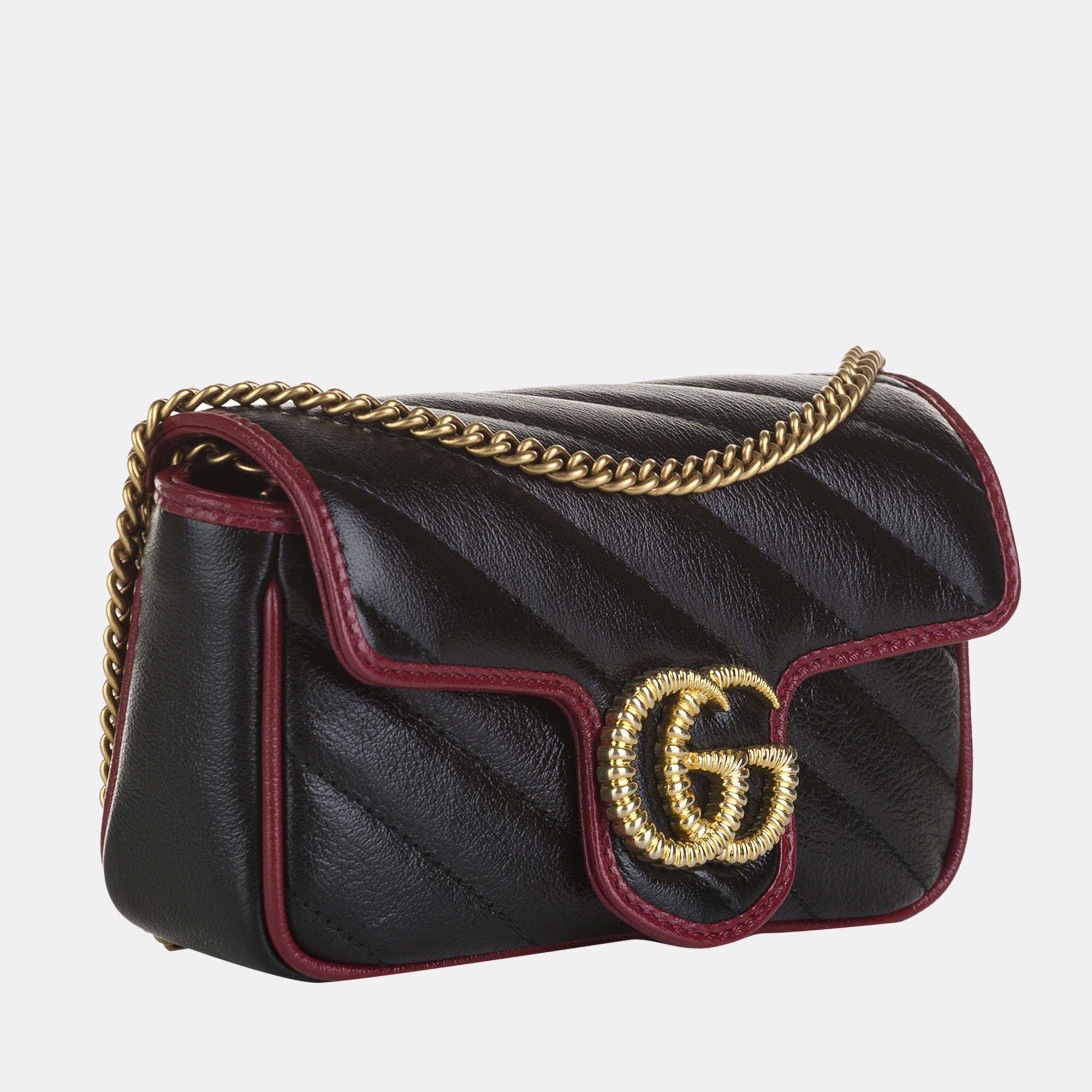 

Gucci Black Super Mini GG Marmont