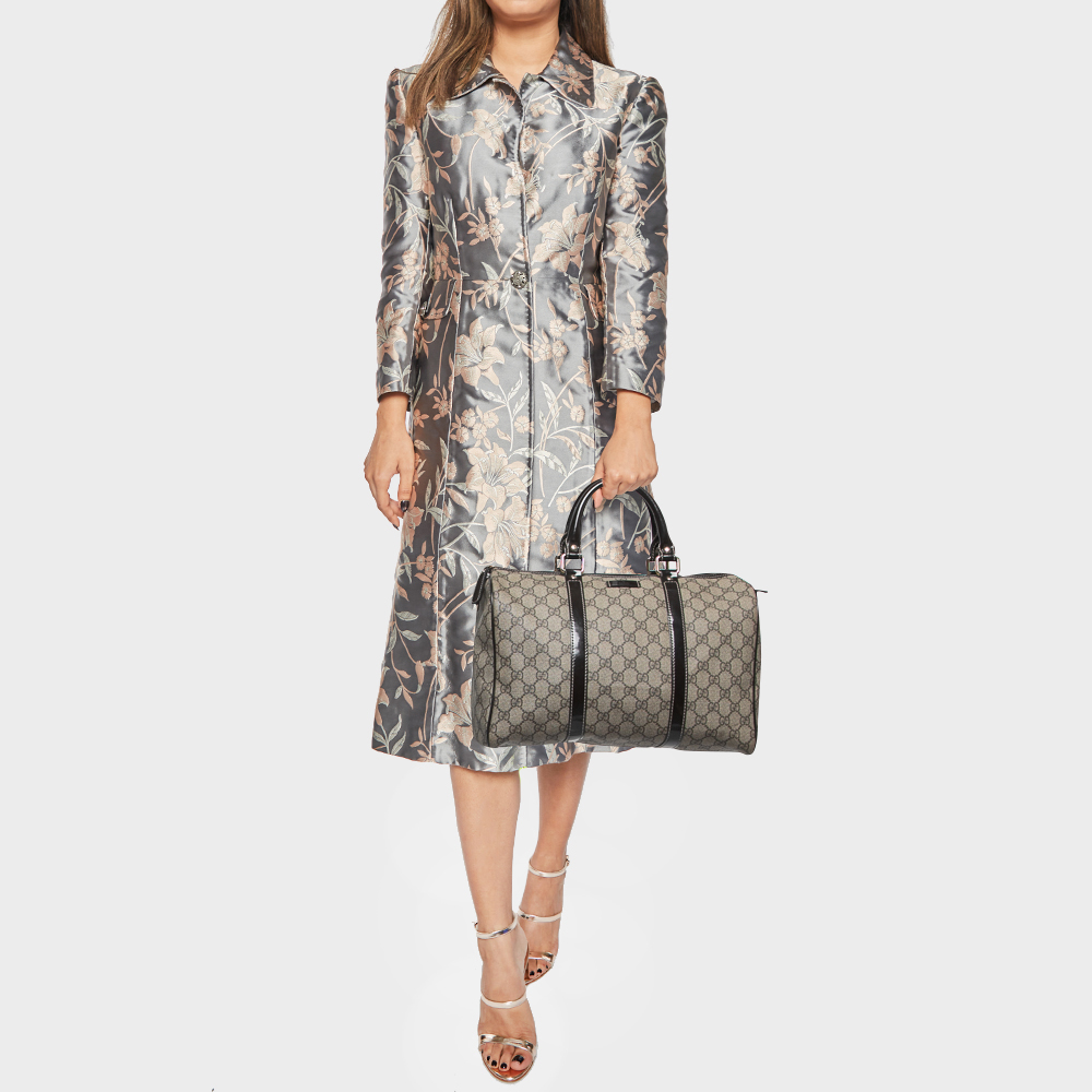 

Gucci Beige/Ebony GG Supreme Canvas Medium Joy Boston Bag